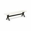 Pemberly Row 6-Piece Dining Table Set with Black Finish and Doeskin Linen