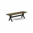 Pemberly Row 6-Piece Wood Kitchen Table Set in Black Finish