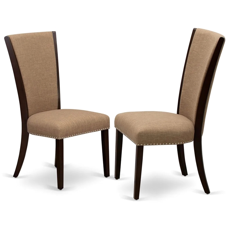 Pemberly Row 5-Piece Drop-Leaf Dining Set in White and Mahogany