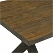 Pemberly Row 9-Piece Wood Dining Table Set in Distressed Jacobean Black