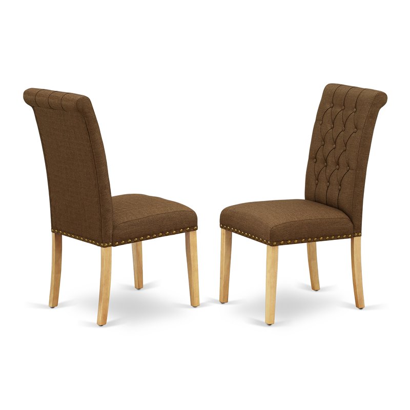 Pemberly Row 5-Piece Wood Dining Set in Oak Finish