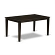 Pemberly Row 6-Piece Wood Dining Table Set in Cappuccino
