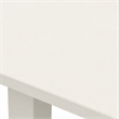 Pemberly Row Norfolk 3-Piece Wood Dining Set with Linen White Finish