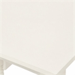 Pemberly Row 3-Piece Dining Set Wood Linen White Finish