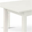 Pemberly Row 3-Piece Dining Set Wood Linen White Finish