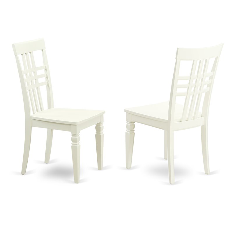 Pemberly Row 3-Piece Dining Set Rubber Wood Linen White Finish