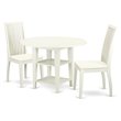 Pemberly Row 3-Piece Wood Dining Room Set with Drop-Leaf Table