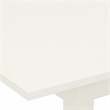 Pemberly Row Linen White 3-Piece Dining Set with Slatted Back Chairs