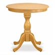 Pemberly Row Mid-Century Oak Rubberwood Small Dining Table