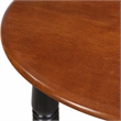 Pemberly Row 3-Piece Dining Table and Chair Set in Black/Cherry Finish