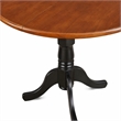 Pemberly Row 3-Piece Dining Table and Chair Set in Black/Cherry Finish