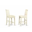Pemberly Row 3-Piece Dining Table Set in Buttermilk and Cherry Finish