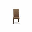 Pemberly Row Fabric Dining Chairs Tufted High Back Jacobean Set of 2