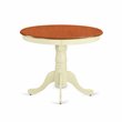 Pemberly Row 3-Piece Dining Table Set in Buttermilk/Cherry Finish