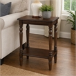 Pemberly Row Wood End Table with Open Storage in Antique Mahogany