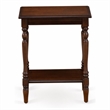 Pemberly Row Wood End Table with Open Storage in Antique Mahogany