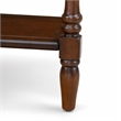 Pemberly Row Wood End Table with Open Storage in Antique Mahogany