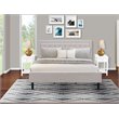 Pemberly Row 3-Piece King Bedroom Set in Mist Beige and Jacobean Finish