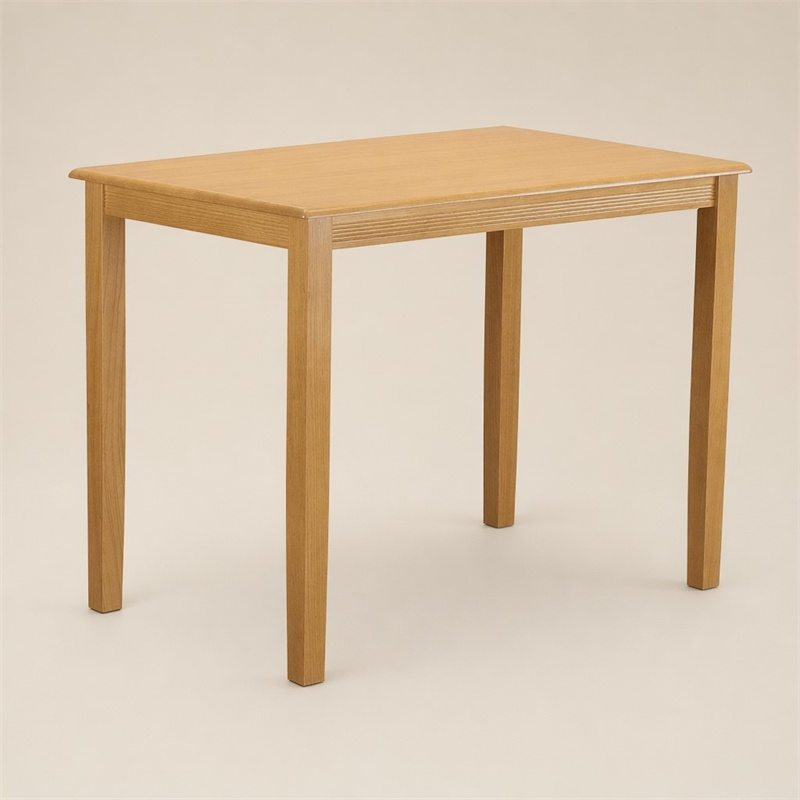 Pemberly Row Rectangle Wood Counter Height Table in Oak