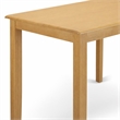 Pemberly Row Rectangle Wood Counter Height Table in Oak