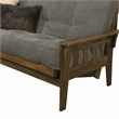 Pemberly Row Tucson Queen Futon in Marmont Gray Wood Frame