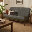 Pemberly Row Tucson Queen Futon in Marmont Gray Wood Frame