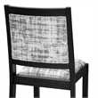 Pemberly Row Dining Chairs in Black Faux Leather Wood (Set of 2)