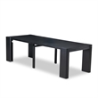 Pemberly Row 14-Piece Dining Room Table Set in Black Finish