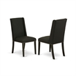 Pemberly Row 13-Piece Dining Room Table Set in Wood with Black Finish