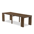 Pemberly Row 13-Piece Extendable Dining Set in Walnut Finish