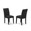 Pemberly Row 14-Piece Dining Room Set in Black Wood Finish