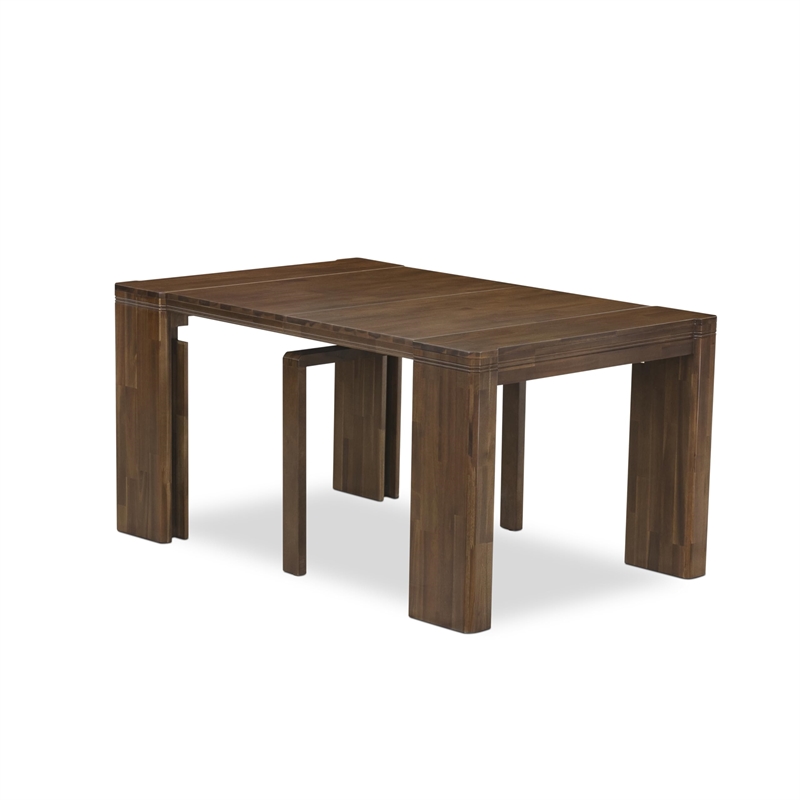 Pemberly Row 13-Piece Extendable Walnut Dining Table and Chair Set