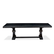 Pemberly Row 5-Piece Kitchen Dining Set with Sand Blasting Black Table