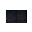 Pemberly Row 5-Piece Dining Table Set in Black Finish