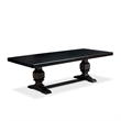 Pemberly Row 5-Piece Dining Table Set in Black Finish
