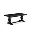 Pemberly Row 5-Piece Dining Table Set in Black Finish