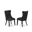 Pemberly Row 7-Piece Wood Dining Table Set in Black Finish