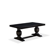 Pemberly Row 5-Piece Mid-Century Kitchen Table Set with Black Finish