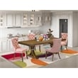 Pemberly Row 5-Piece Wood Dining Set with Walnut Finish