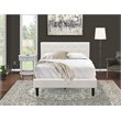 Pemberly Row 2-Piece Wood Full Bedroom Set in White and Urban Gray