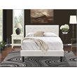 Pemberly Row 2-Piece Full Bedroom Set in White Butter Cream Finish