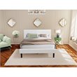Pemberly Row 2-Piece Wooden Queen Bedroom Set in White and Clover Green