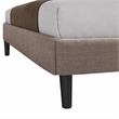 Pemberly Row 3-Piece Full Bedroom Set in Wood and Khaki Finish