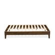 Pemberly Row Full Bed Frame in Engineered Wood with Walnut Finish