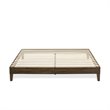 Pemberly Row Traditional Engineered Wood King Bed in Walnut