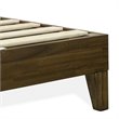 Pemberly Row Traditional Engineered Wood King Bed in Walnut