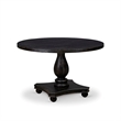 Pemberly Row 5-Piece Round Kitchen Set in Sand Blasted Black Finish