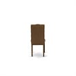 Pemberly Row 5-Piece Distressed Jacobean Dining Set with Brown Upholstery