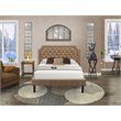 Pemberly Row 2-Piece Wood Full Bedroom Set in Brown