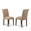 Pemberly Row 7-Piece Dining Set in Jacobean and Light Brown Finish